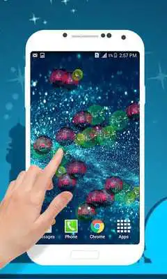 Play Eid Mubarak Bubble Live Wallpaper