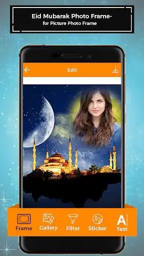 Play Eid Mubarak Photo Frames for Pictures PhotoEditor as an online game Eid Mubarak Photo Frames for Pictures PhotoEditor with UptoPlay