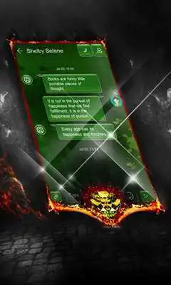 Play Electric green SMS Layout