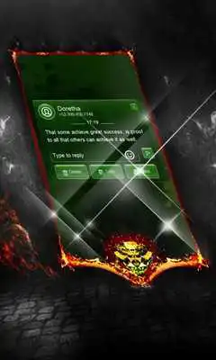 Play Electric green SMS Layout