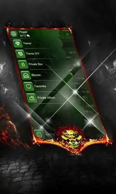 Play Electric green SMS Layout