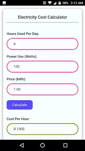 Play Electricity-Cost Calculator as an online game Electricity-Cost Calculator with UptoPlay