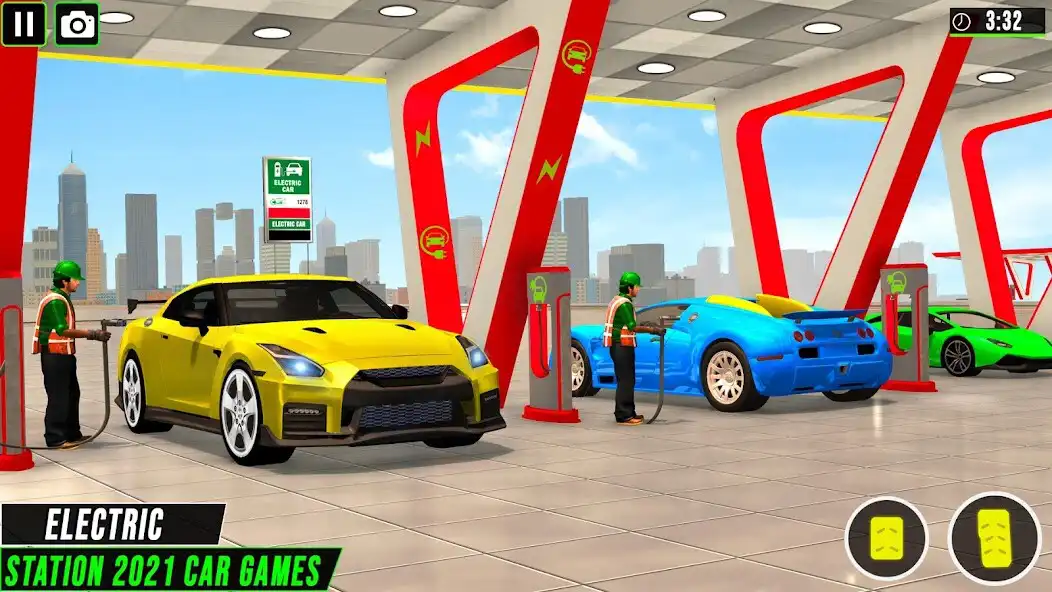 Play Electric Station Car Park Game as an online game Electric Station Car Park Game with UptoPlay