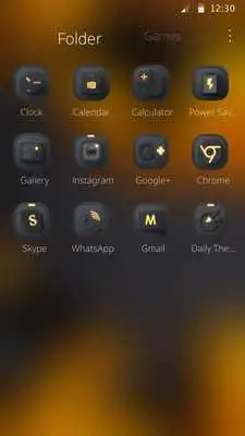 Play Elegant Gold Black Theme