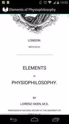 Play Elements of Physiophilosophy