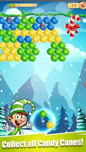 Play Elf Christmas Pop as an online game Elf Christmas Pop with UptoPlay