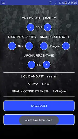 Play eLiquid Calc  and enjoy eLiquid Calc with UptoPlay