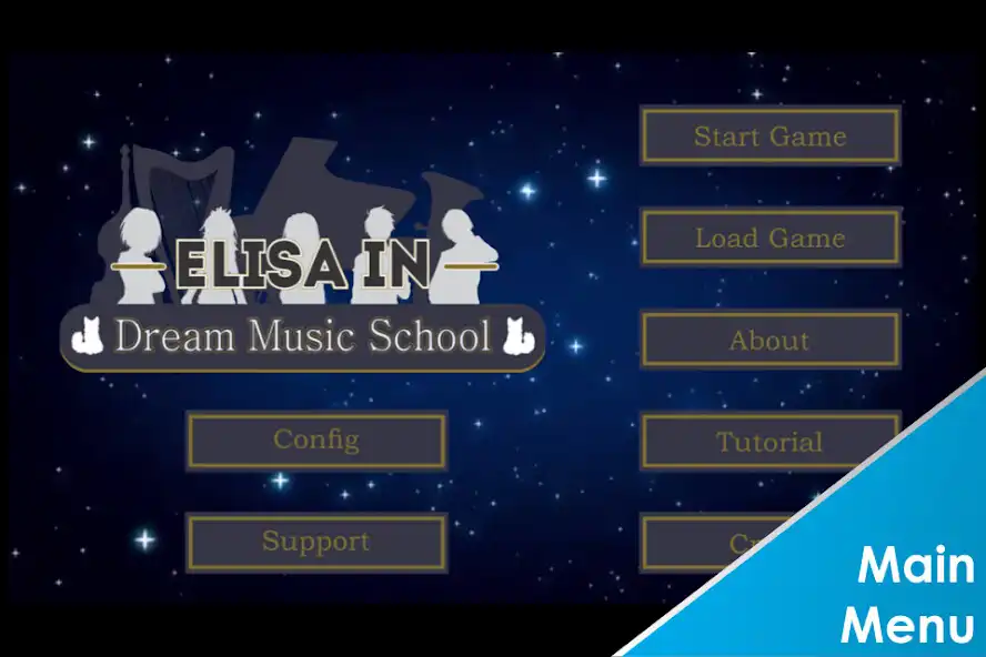 Play Elisa in Dream Music School - Edukasi Visual Novel as an online game Elisa in Dream Music School - Edukasi Visual Novel with UptoPlay