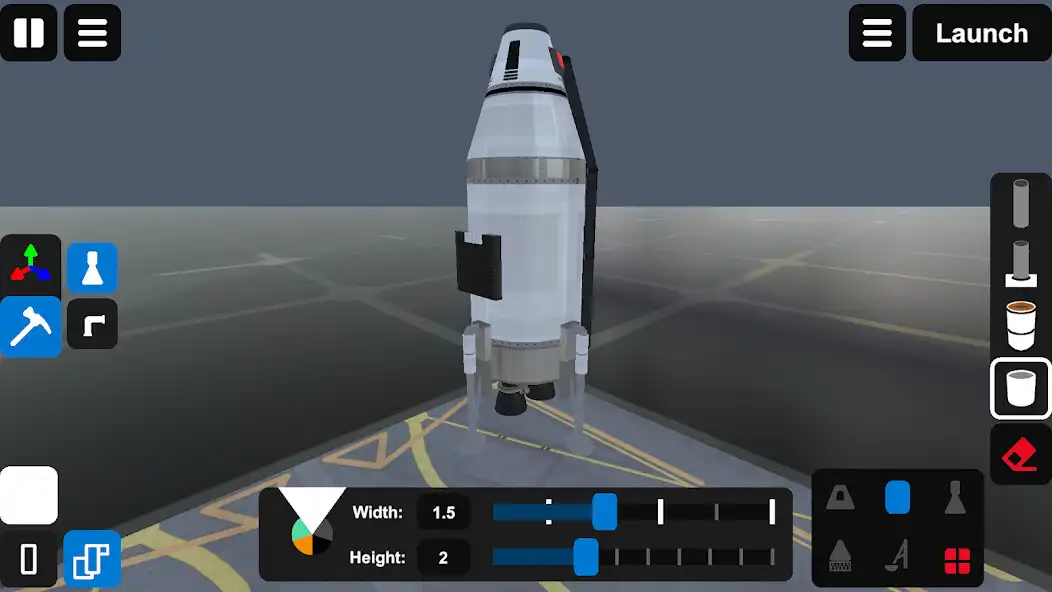 Play Ellipse: Rocket Simulator as an online game Ellipse: Rocket Simulator with UptoPlay