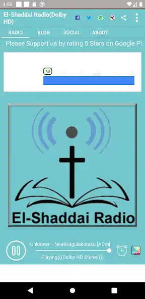 Play El-Shaddai Radio(Dolby HD) as an online game El-Shaddai Radio(Dolby HD) with UptoPlay