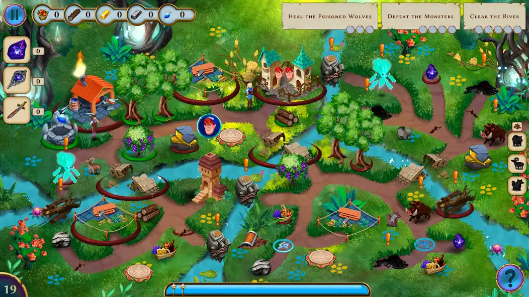 Play Elven Rivers 1 as an online game Elven Rivers 1 with UptoPlay