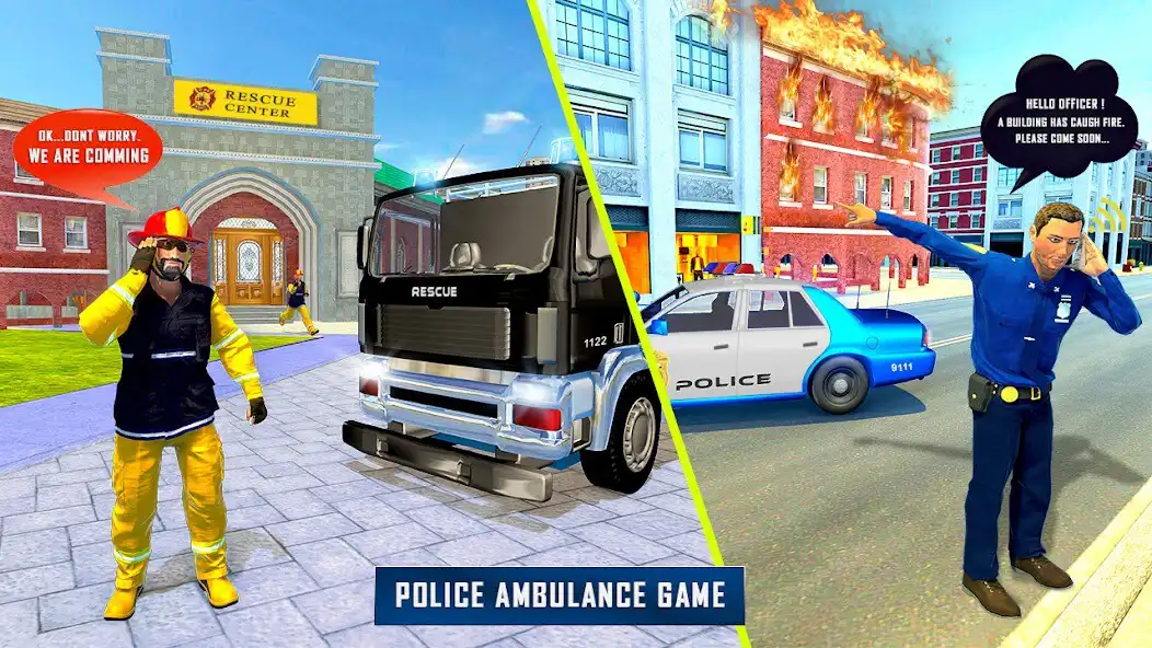 Play Emergence Police Fire Truck  and enjoy Emergence Police Fire Truck with UptoPlay