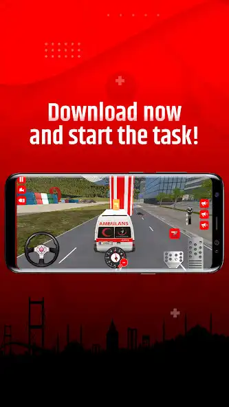 Play Emergency Ambulance Game as an online game Emergency Ambulance Game with UptoPlay