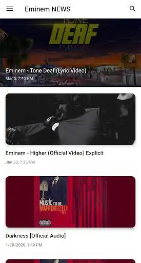 Play Eminem NEWS as an online game Eminem NEWS with UptoPlay