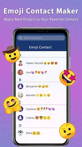 Play Emoji Contact Maker - Create Contact with Emojis as an online game Emoji Contact Maker - Create Contact with Emojis with UptoPlay