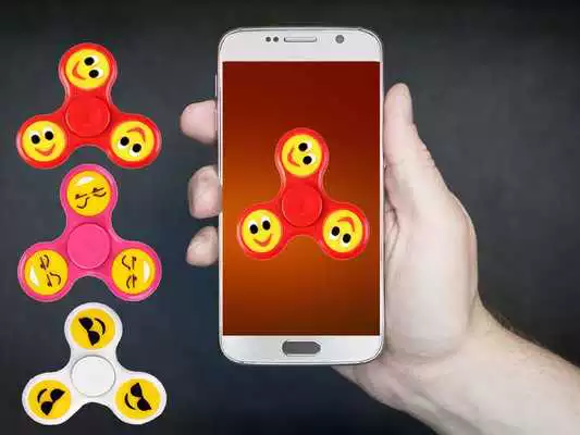 Play Emoji Fidget Hand  Spinner