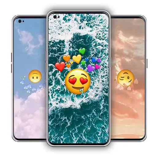 Play Emoji Glitter Wallpaper APK