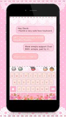 Play Emoji Keyboard - Cute Teacup Cat