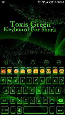 Play Emoji Keyboard-Toxis Green