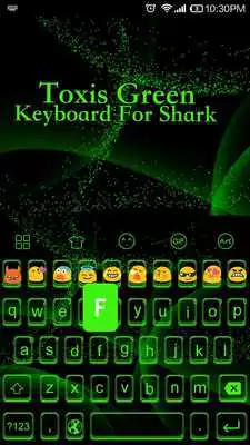 Play Emoji Keyboard-Toxis Green