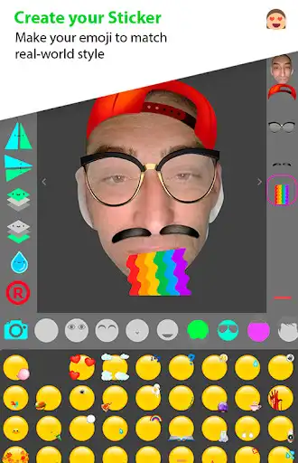 Play Emoji Maker - Create Stickers as an online game Emoji Maker - Create Stickers with UptoPlay