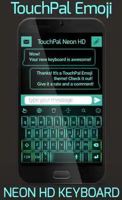 Play Emoji Neon HD Keyboard