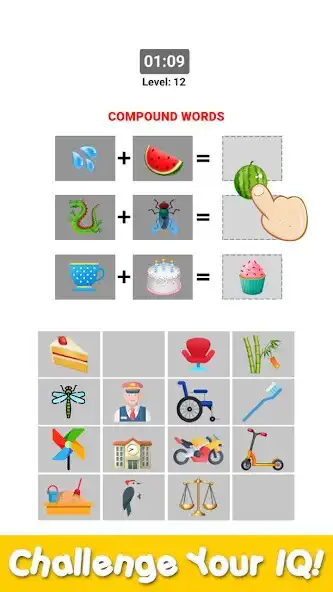 Play Emoji Puzzle Emoji Match Games as an online game Emoji Puzzle Emoji Match Games with UptoPlay