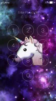 Play Emoji Unicorn Heart PIN Lock