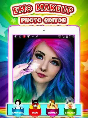 Play Emo Makeup Photo Editor