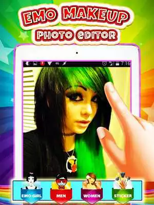 Play Emo Makeup Photo Editor