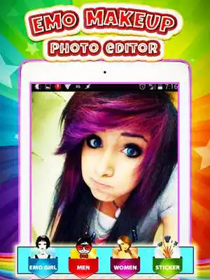 Play Emo Makeup Photo Editor