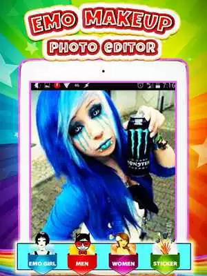 Play Emo Makeup Photo Editor