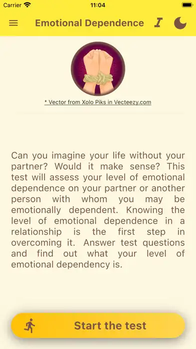 Play Emotional Dependency Test  and enjoy Emotional Dependency Test with UptoPlay