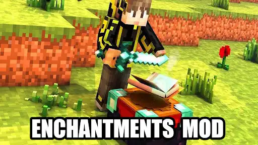 Play Enchantments Mod Minecraft PE as an online game Enchantments Mod Minecraft PE with UptoPlay