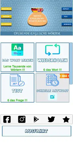 Play Englisch lernen Vokabeln - Kostenlose App  and enjoy Englisch lernen Vokabeln - Kostenlose App with UptoPlay