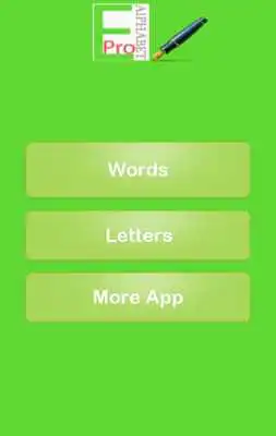 Play English Alphabet Pro as an online game English Alphabet Pro with UptoPlay