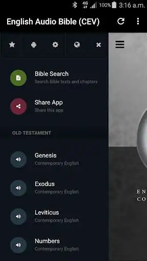 Play English Audio Bible (CEV) as an online game English Audio Bible (CEV) with UptoPlay