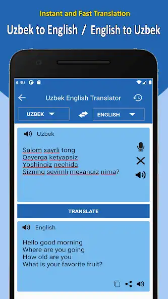 Play Englishcha Ozbekcha Tarjimon as an online game Englishcha Ozbekcha Tarjimon with UptoPlay