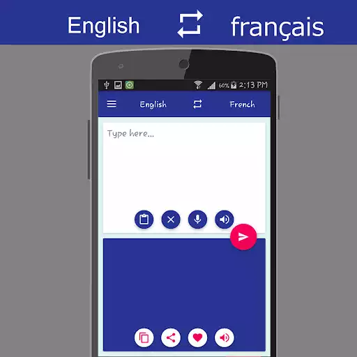 Play APK English - French Translator  and enjoy English - French Translator with UptoPlay com.hives.dictionary.french