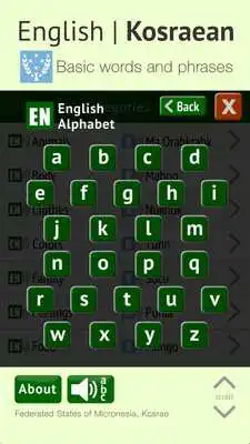 Play English Kosraean Dictionary