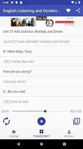 Play English Listening And Dictation - 4  and enjoy English Listening And Dictation - 4 with UptoPlay