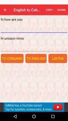 Play English to Cebuano  Cebuano to English Translator