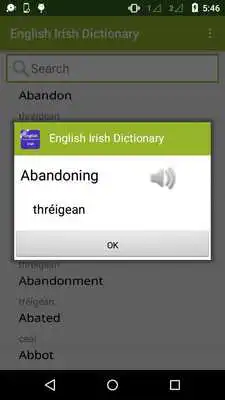 Play English To Irish Dictionary