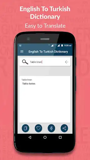 Play English to Turkish Dictionary