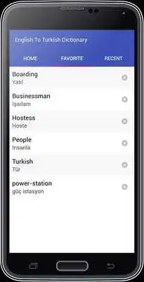 Play English to Turkish Dictionary
