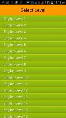 Play English Vocabulary Quiz