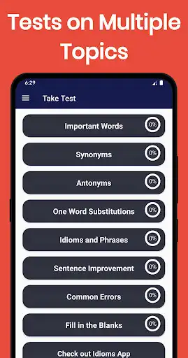 Play English Vocabulary Test  and enjoy English Vocabulary Test with UptoPlay