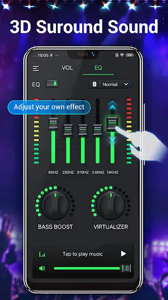 Play Equalizer - Bass BoosterMusic as an online game Equalizer - Bass BoosterMusic with UptoPlay