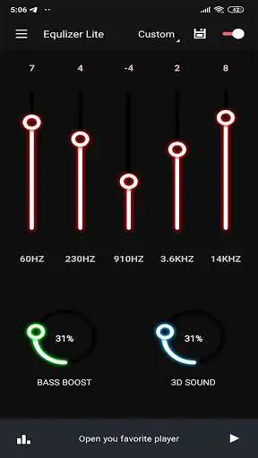 Play Equalizer lite - Bass Booster & Volume Booster  and enjoy Equalizer lite - Bass Booster & Volume Booster with UptoPlay