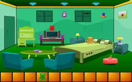 Play Escape From Green Bedroom